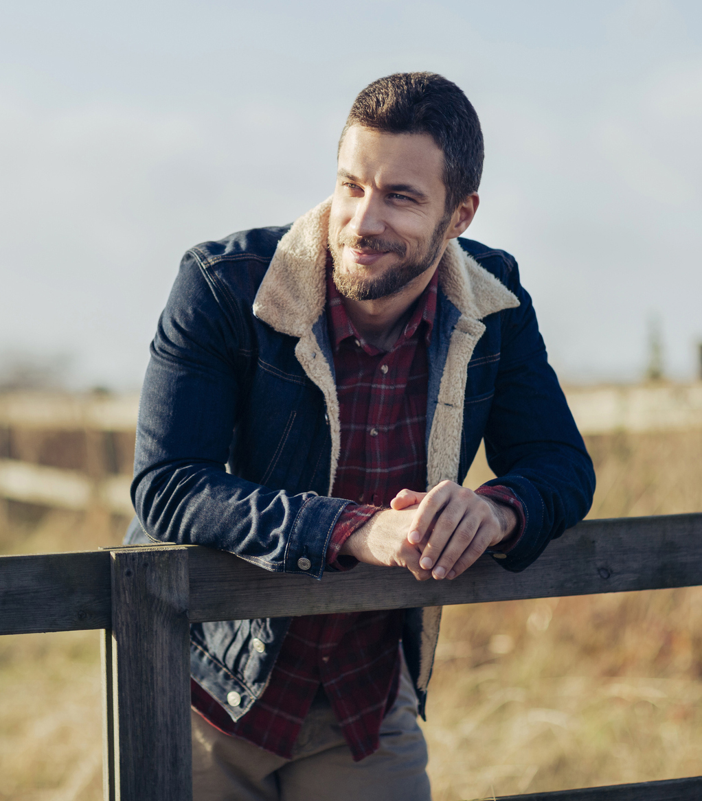 Man enjoying country living PRP and Natural Biologics for Hair Loss in Greenville, SC